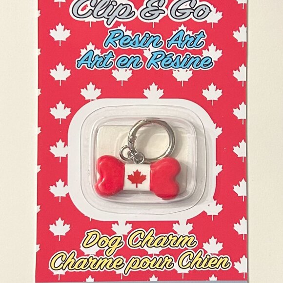 NEW CUSTOM HANDMADE "CLIP & GO" Resin Art DOG CHARMS - Picture 3 of 11